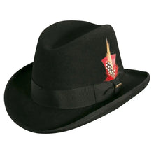 Load image into Gallery viewer, Scala Godfather - Wool Felt Fedora Hat
