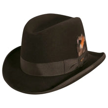 Load image into Gallery viewer, Scala Godfather - Wool Felt Fedora Hat
