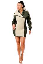 Load image into Gallery viewer, Aviator Knit Utility Dress
