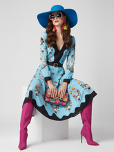 Load image into Gallery viewer, Waist-Cinched Floral Dress, The Met | Women - BYMANYC ® New York
