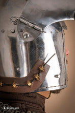 Load image into Gallery viewer, Bascinet Helmet with Visor 2mm Polished
