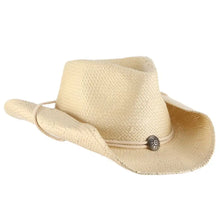 Load image into Gallery viewer, Scala Western Sky - Shapeable Straw Cowboy Hat
