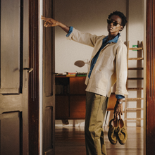 Load image into Gallery viewer, Men's Antelope Textured Suede Tuscan Moc Boot
