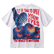 Load image into Gallery viewer, M360 The World is Watching Oversized T-shirt - White

