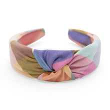 Load image into Gallery viewer, Whimsy Plaid - Knotted Headband
