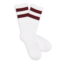 Load image into Gallery viewer, Maroon Retro Casual Socks
