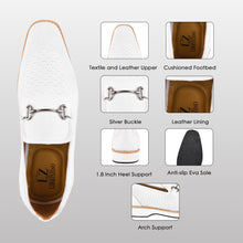 Load image into Gallery viewer, Jack Mens Leather Textile Casual Loafers
