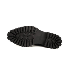 Load image into Gallery viewer, Wine Patent Lug Sole Ankle Boot
