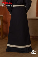 Load image into Gallery viewer, Dungeons &amp; Dragons Wizard Battle Skirt Black/Natural
