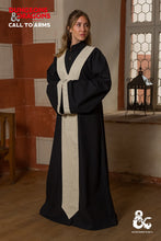 Load image into Gallery viewer, Dungeons &amp; Dragons Wizard Robe Black/Natural
