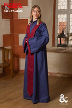 Load image into Gallery viewer, Dungeons &amp; Dragons Wizard Robe Dark Blue/Bordeaux
