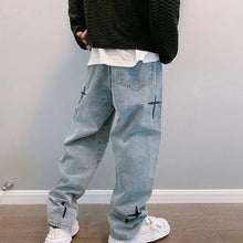 Load image into Gallery viewer, Boys Men Straight Loose Wide-Leg Pants - # BOAA13410011

