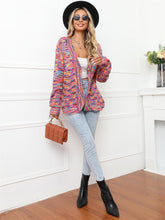 Load image into Gallery viewer, Women Knit Cardigan Vintage Rainbow Sweaters| NCS

