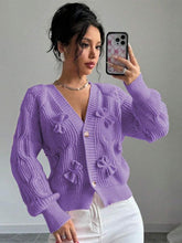 Load image into Gallery viewer, Women's Fashion Ultra-Short Cardigan Long Sleeve Sweater | NCS
