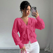 Load image into Gallery viewer, Women's Fashion Ultra-Short Cardigan Long Sleeve Sweater | NCS
