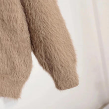 Load image into Gallery viewer, Women’s Faux Mink Relaxed Fit Oversized Cardigan Sweater | NCS
