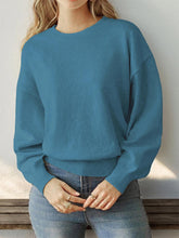 Load image into Gallery viewer, Women's Heart-Shaped Polka Dot Lightweight Knit Sweater | NCS
