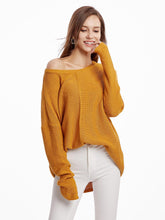Load image into Gallery viewer, Women's Neon Color Female Slash Neck Fashion Knitted Shirts | NCS
