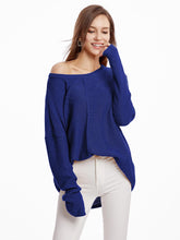 Load image into Gallery viewer, Women's Neon Color Female Slash Neck Fashion Knitted Shirts | NCS
