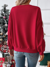 Load image into Gallery viewer, Women's Red Sweatshirt with Bow Decoration | NCS
