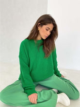 Load image into Gallery viewer, Women's Round Neck Loose Solid Color Sweater | NCS
