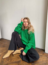 Load image into Gallery viewer, Women's Round Neck Loose Solid Color Sweater | NCS
