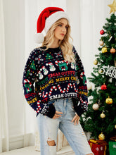 Load image into Gallery viewer, Women's Snowmans Sequins Loose Christmas Sweater | NCS
