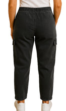 Load image into Gallery viewer, Women's Elastic Stretch Waist Casual Denim Pull-on Cargo Pants

