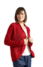 Load image into Gallery viewer, Women's Open Front Glitter Shrug in Soft Acryllic

