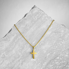 Load image into Gallery viewer, Petite Cross - 14K Gold
