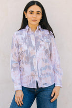 Load image into Gallery viewer, Womens Modern Fit Stretch Foil Fashion Shirt
