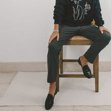 Load image into Gallery viewer, Women's Black Leather Milano Loafer
