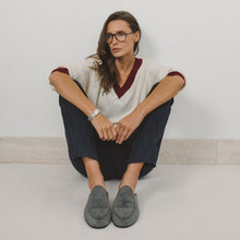 Load image into Gallery viewer, Women's Grigio Suede Milano Mule
