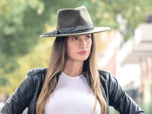 Load image into Gallery viewer, Wool Felt Hat Rain Forest
