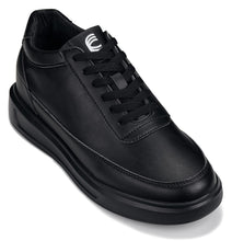 Load image into Gallery viewer, CALTO - X1646 - 2.8 Inches Taller (Pitch Black) - Lightweight Sneakers
