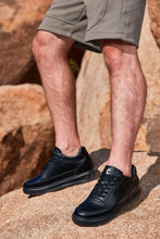 Load image into Gallery viewer, CALTO - X1646 - 2.8 Inches Taller (Pitch Black) - Lightweight Sneakers
