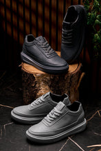 Load image into Gallery viewer, CALTO - X1649 - 2.8 Inches Taller (Iron Grey) - Lightweight Sneakers
