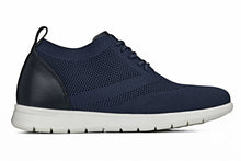 Load image into Gallery viewer, CALTO - X2214 - 2.4 Inches Taller (Night Blue/Black) - Lace Up Casual Walker - Lightweight
