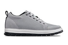 Load image into Gallery viewer, CALTO - X2324 - 2.4 Inches Taller (Pewter Grey/White &amp; Black Sole) - Lace Up Casual Sneaker - Lightweight
