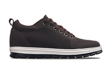 Load image into Gallery viewer, CALTO - X2325 - 2.4 Inches Taller (Dark Brown/White &amp; Black Sole) - Lace Up Casual Sneaker - Lightweight
