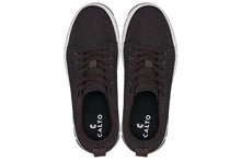 Load image into Gallery viewer, CALTO - X2325 - 2.4 Inches Taller (Dark Brown/White &amp; Black Sole) - Lace Up Casual Sneaker - Lightweight
