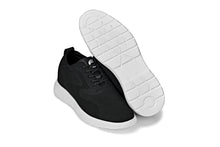 Load image into Gallery viewer, CALTO - X2632 - 2.8 Inches Taller (Black/White Sole) - Lace Up Casual Walker - Lightweight
