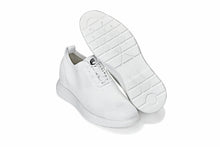 Load image into Gallery viewer, CALTO - X2633 - 2.8 Inches Taller (White) - Lace Up Casual Walker - Lightweight
