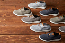 Load image into Gallery viewer, CALTO - X2639 - 2.8 Inches Taller (Khaki Green/Brown) - Lace Up Casual Walker - Lightweight

