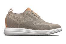 Load image into Gallery viewer, CALTO - X2639 - 2.8 Inches Taller (Khaki Green/Brown) - Lace Up Casual Walker - Lightweight

