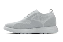 Load image into Gallery viewer, CALTO - X2640 - 2.8 Inches Taller (Pewter/Light Grey Sole) - Lace Up Casual Walker - Lightweight
