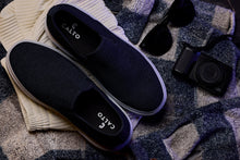 Load image into Gallery viewer, CALTO - X2781 - 2.8 Inches Taller (Navy/Grey Sole) - Lightweight Sneaker Loafers

