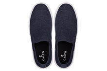 Load image into Gallery viewer, CALTO - X2781 - 2.8 Inches Taller (Navy/Grey Sole) - Lightweight Sneaker Loafers
