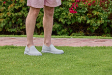 Load image into Gallery viewer, CALTO - X2782 - 2.8 Inches Taller (Super Light Grey/Grey Sole) - Lightweight Sneaker Loafers
