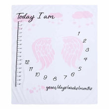 Load image into Gallery viewer, Newborn Baby Milestone Photography Blanket - # BAGE41110002
